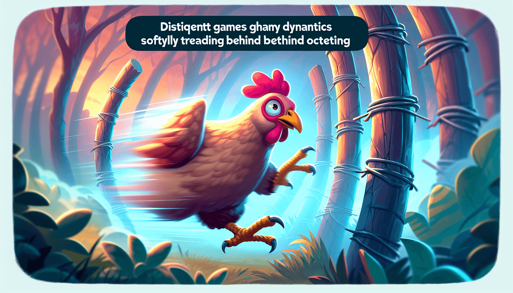 Stealthy chicken character
